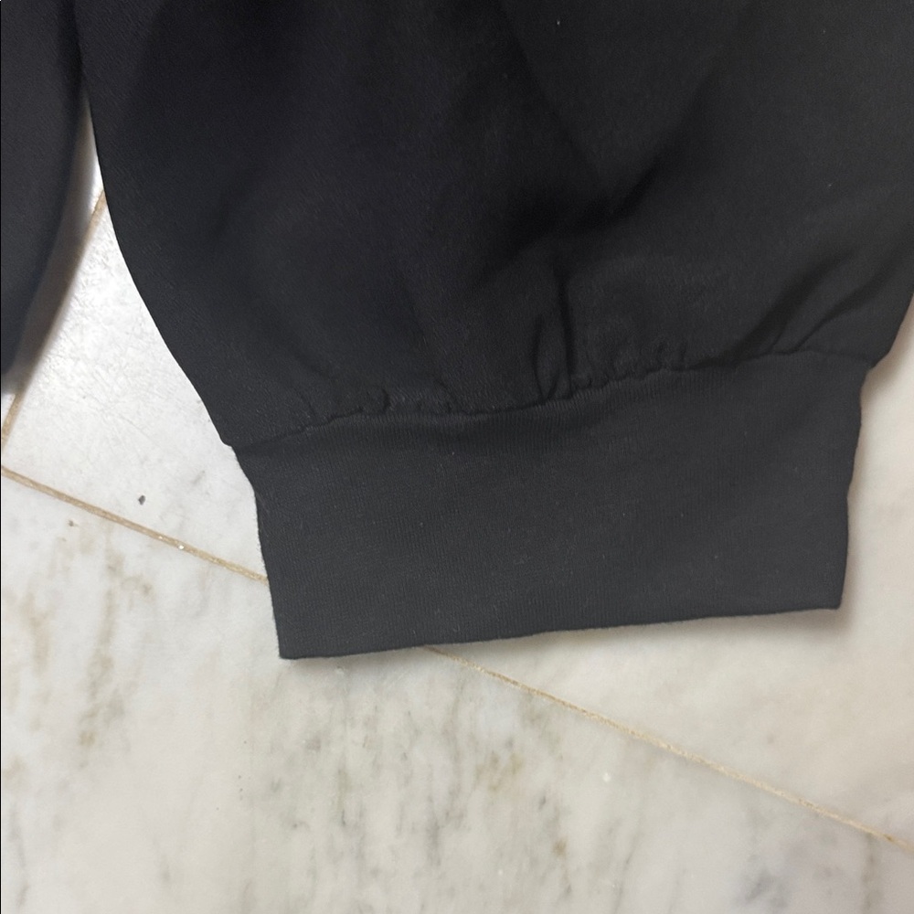 GAP Black dress pants fabric jogger with knit ankle cuff - Picture 6 of 7
